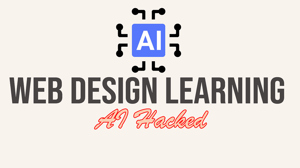 Web Design Learning with AI