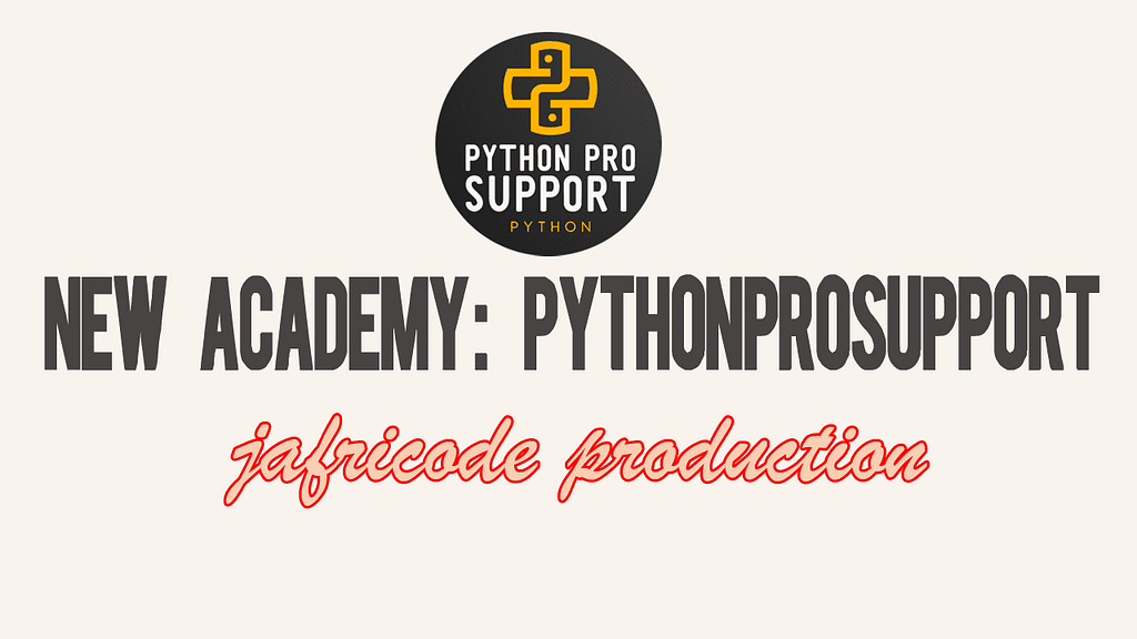 academy, PythonProSupport
